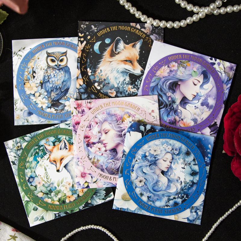 Garden Journal Planner - 20Pcs Garden Under The Moon Series
