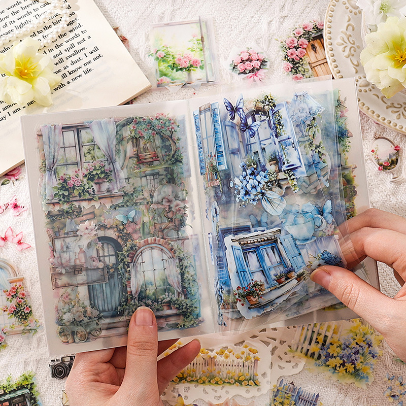 Garden Journal Planner - 20 Sheets Flower garden Stickers Adhesive
