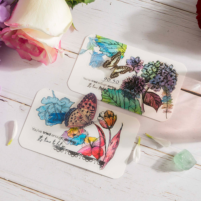 30pcs Kawaii Stationery Sticke - Garden Journal Planner ulasan dan harga