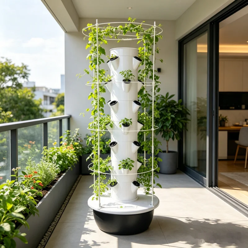 7 Layer Vertical Hydroponic Ga - Smart Garden Trellis ulasan dan harga