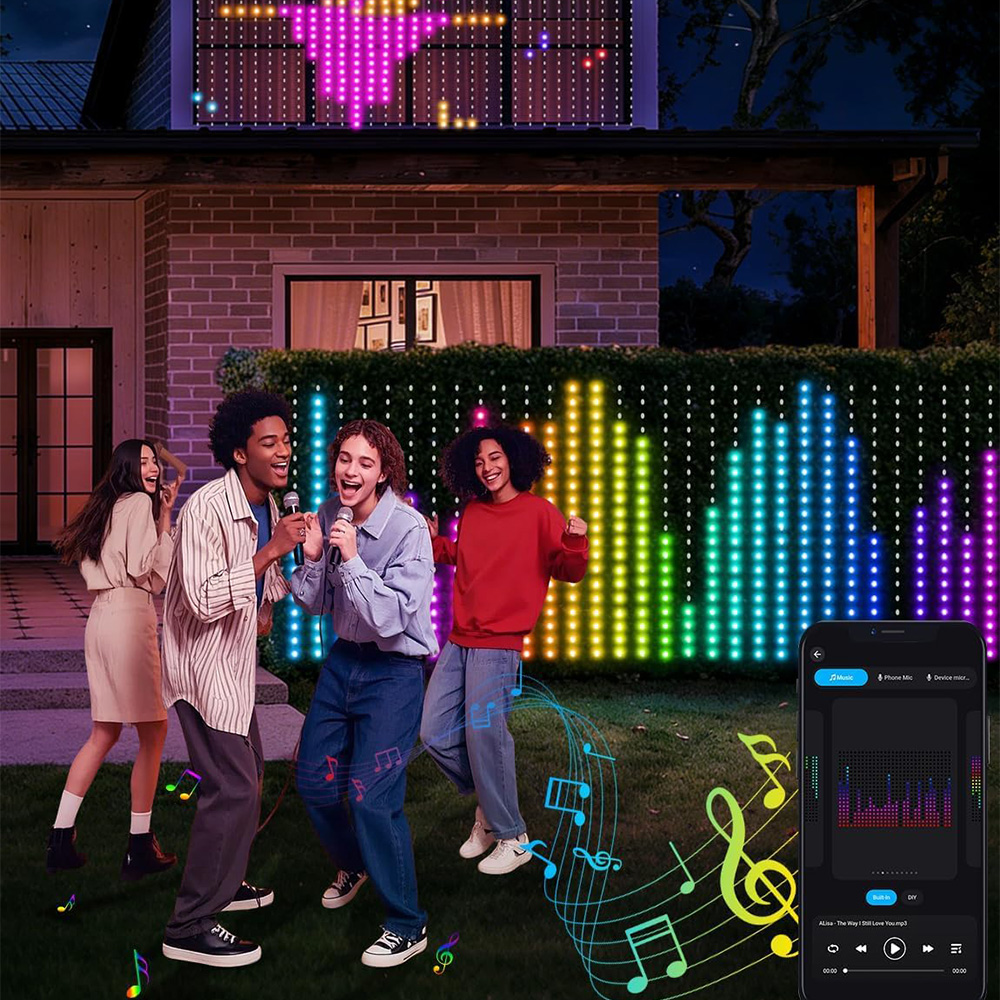 9.6x1.6M Smart Net Light,1536L - Smart Garden Netting ulasan dan harga